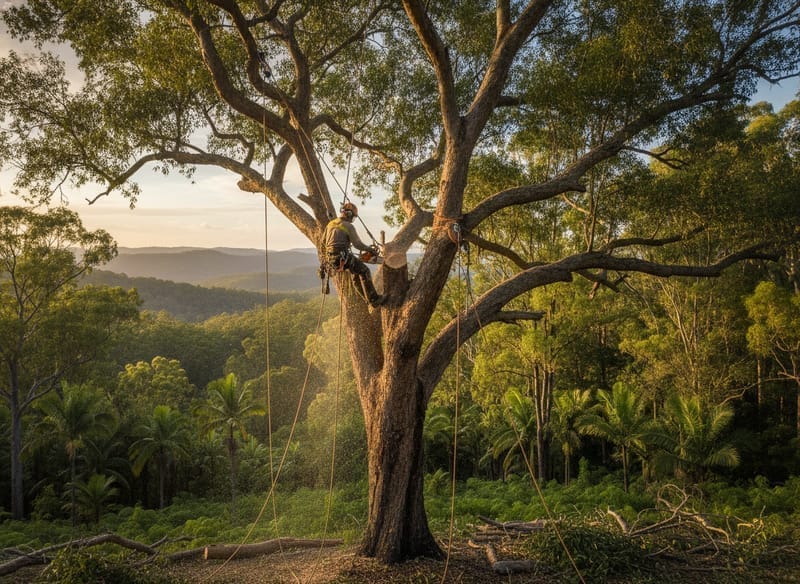 Tree Removal performed by Brisbane West Arborist in the Brisbane West